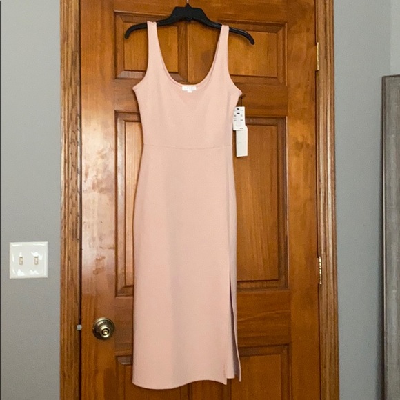 Pink midi bodycon dress - Picture 2 of 3